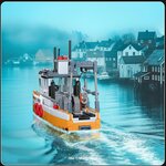 Mould King 10083 - Bateau de pêche