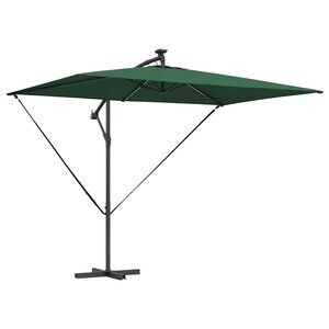 vidaXL Parasol Vert 294 x 200 x 270 cm Polyester et Aluminium