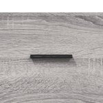 vidaXL Table de chevet murale sonoma gris 35x35x20 cm