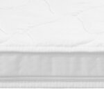 vidaXL Sur-matelas 140 x 200 cm Mousse froide Profil d'œuf 6 cm