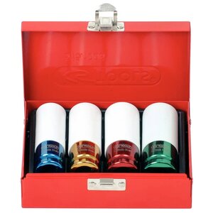 Ks tools douille pour clé à choc 1/2" 4 pièces
