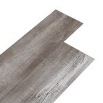 vidaXL Dalles de plancher PVC autoadhésif 5 21 m² 2 mm marron bois mat