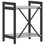 vidaXL Bibliothèque Sonoma gris 40 x 30 x 48.5 cm Bois d'ingénierie