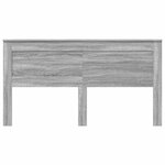 vidaXL Tête de lit Gris Sonoma 200 cm Bois d'ingénierie