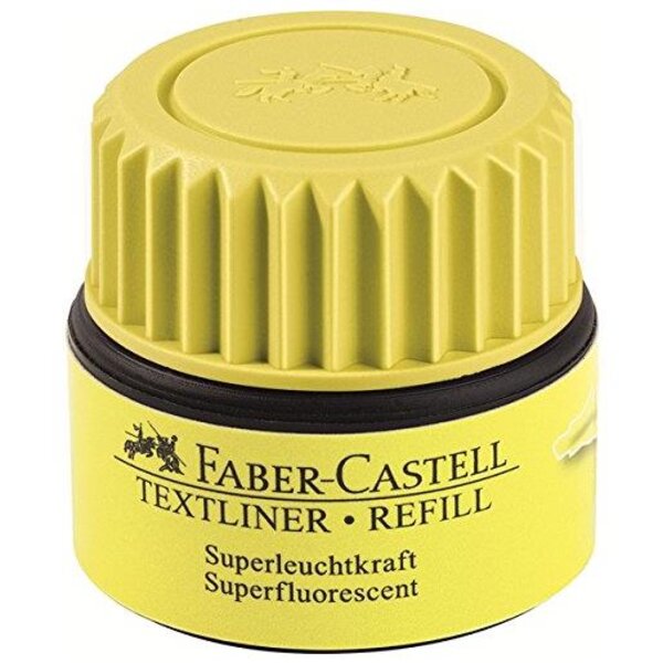 Cartouche de recharge 'TEXTLINER 1549'  jaune FABER-CASTELL