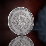 Pièce de monnaie en Argent 10 Cedis g 50 Millésime 2024 Oriental Culture IMPERIAL GUARDIAN LIONS