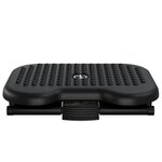 vidaXL Repose-pieds Noir 46x34 5x11 cm
