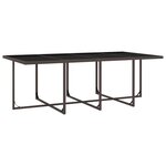 vidaXL Ensemble à manger d'extérieur et coussins 13 Pièces Résine tressée