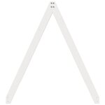 vidaXL Toit de lit pour enfants blanc 199x95 5x88cm bois de pin massif