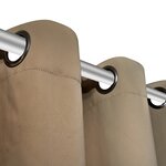 vidaXL Rideau occultant avec œillets métalliques 270 x 245 cm Crème