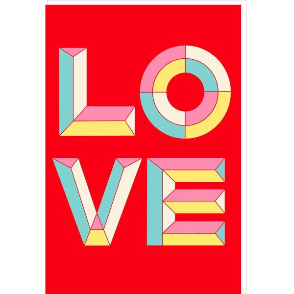 Carte De Voeux " Love " - Draeger paris