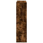 vidaXL Bibliothèque chêne fumé 100x33x125 5 cm bois d'ingénierie