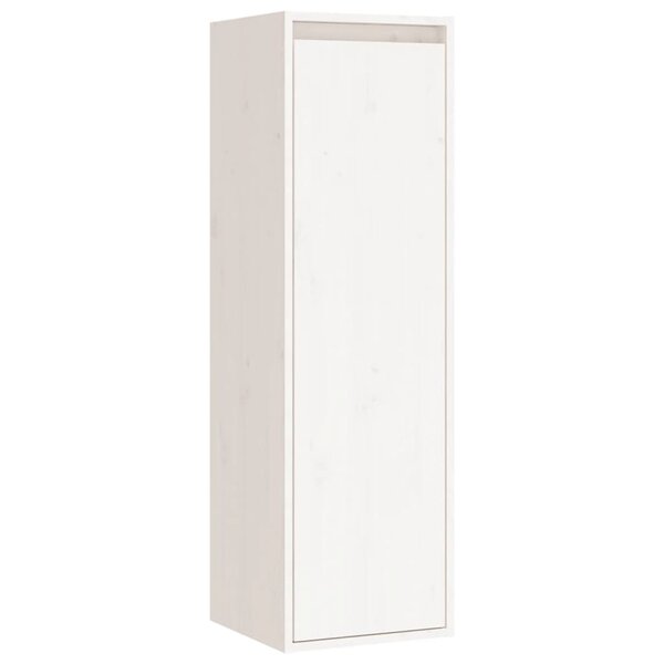 vidaXL Armoire murale Blanc 30x30x100 cm Bois de pin massif