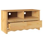 Buffet TV vidaXL "DRAMMEN" 99x43x55 cm en bois massif de pin