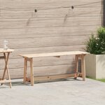 Banc extérieur vidaXL 119x35x47 cm en bois de pin massif