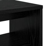 vidaXL Meuble TV Chêne noir 60 x 30 x 40 cm Bois d'ingénierie