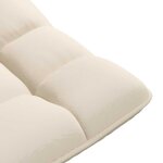 vidaXL Chaise de sol pivotante en lin 70x51x79 cm