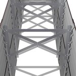 vidaXL Lit surélevé de jardin Acier galvanisé marron