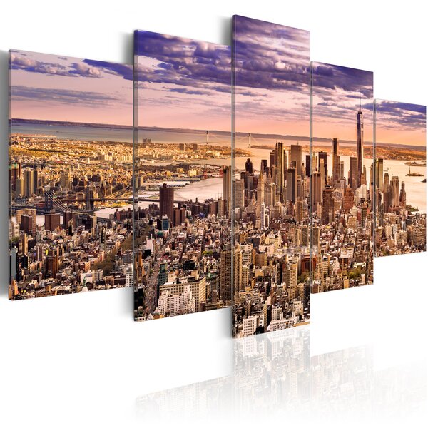 Tableau - sleeplessness in new york l x h en cm 100x50
