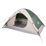 vidaXL Tente de camping à dôme 4 personnes vert imperméable