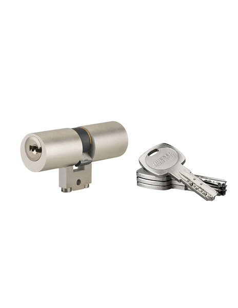 THIRARD - Cylindre adaptateur rond T2 BLCT  33x33mm  diamètre 22mm  4 clés - THIRARD