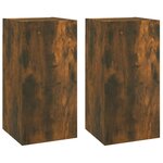 vidaXL Ensemble de meubles TV 5 Pièces Chêne fumé Bois d'ingénierie