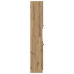 vidaXL Armoire de bain chêne artisanal 32x34x188 5cm bois d'ingénierie
