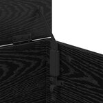 vidaXL Table basse Chêne noir 91 x 55 x 32 cm Bois d'ingénierie