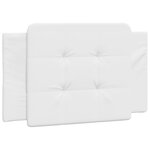 vidaXL Cadre de lit avec lumières LED blanc 80x200 cm similicuir