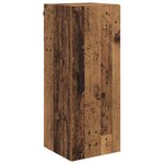 vidaXL Meuble mural Bois Ancien 34 5 x 34 x 90 cm Bois d'ingénierie