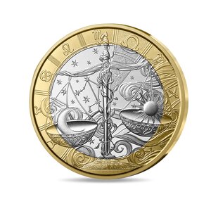 Signes astros - Balance - Monnaie de 5€ métal commun