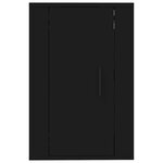 vidaXL Meuble TV mural Noir 40x34 5x60 cm