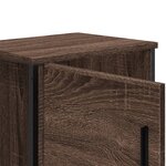 vidaXL Tables de chevet 2Pièces chêne marron 40x30x40cm bois d'ingénierie