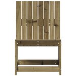 vidaXL Chaise de jardin 50 5x55x77 cm bois de pin imprégné
