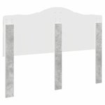 vidaXL Tête de lit Gris béton 150 cm Bois d'ingénierie