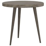 vidaXL Ensemble de tables d'appoint 3 Pièces Gris MDF et fer