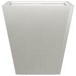 vidaXL Jardinières 2 Pièces 30x30x30 cm acier inoxydable