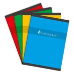 Cahier Piqué 24 x 32 cm 96 Pages 70g petits carreaux Coloris Aléatoire CONQUÉRANT