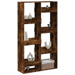 vidaXL Cloison de séparation chêne fumé100x33x175 cm bois d'ingénierie