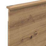 vidaXL Tête de lit Chêne artisanal 75 cm Bois d'ingénierie