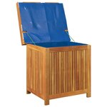 vidaXL Boîte à coussins d'extérieur 60x50x61 cm bois massif d'acacia