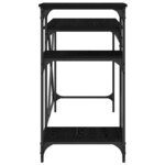 vidaXL Bureau Chêne noir 135 x 50 x 90 cm Bois d'ingénierie