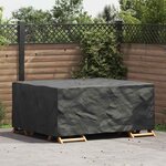 vidaXL Housse pour mobilier d'extérieur Noir 200 x 150 x 85 cm 420D
