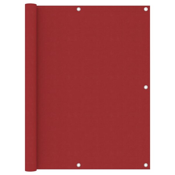 vidaXL Écran de balcon Rouge 120x300 cm Tissu Oxford