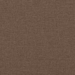 vidaXL Canapé avec coussin Marron 219 x 77 x 82 cm tissu