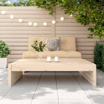 vidaXL Repose-pied de jardin 120x80 cm bois de pin massif
