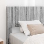 vidaXL Tête de lit Sonoma gris PB
