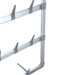 vidaXL Étagère à chaussures suspendue Argenté 66x13x139 cm