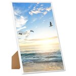 vidaXL Collage de cadres photo 3 Pièces de table Blanc 15x21 cm MDF