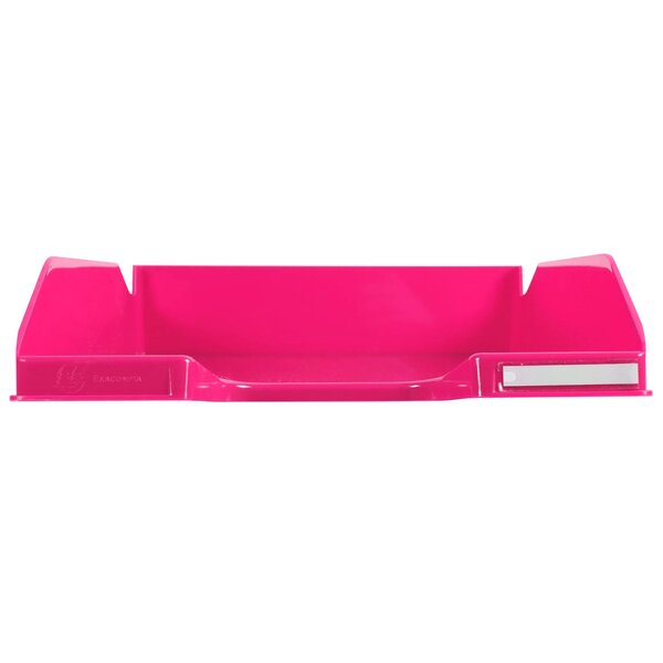 Corbeille À Courrier Combo Midi Iderama - Framboise Brillant - X 6 - Exacompta
